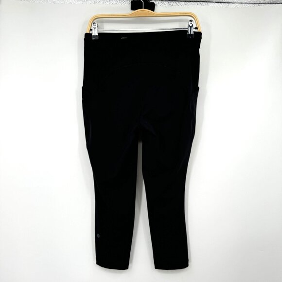 Lululemon Black Swift Speed High Rise Crop 23” Black womans size 10 - Picture 9 of 14